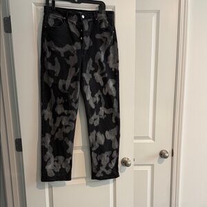 Stylish Black and Gray Men's Jeans